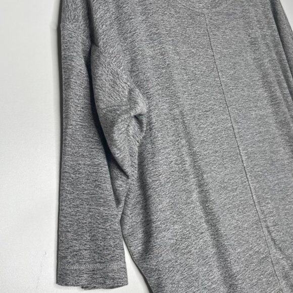 Lou & Gray Womens Top Size S Gray Light Oversized  Scoop Neckline Pullover Top - Picture 5 of 10